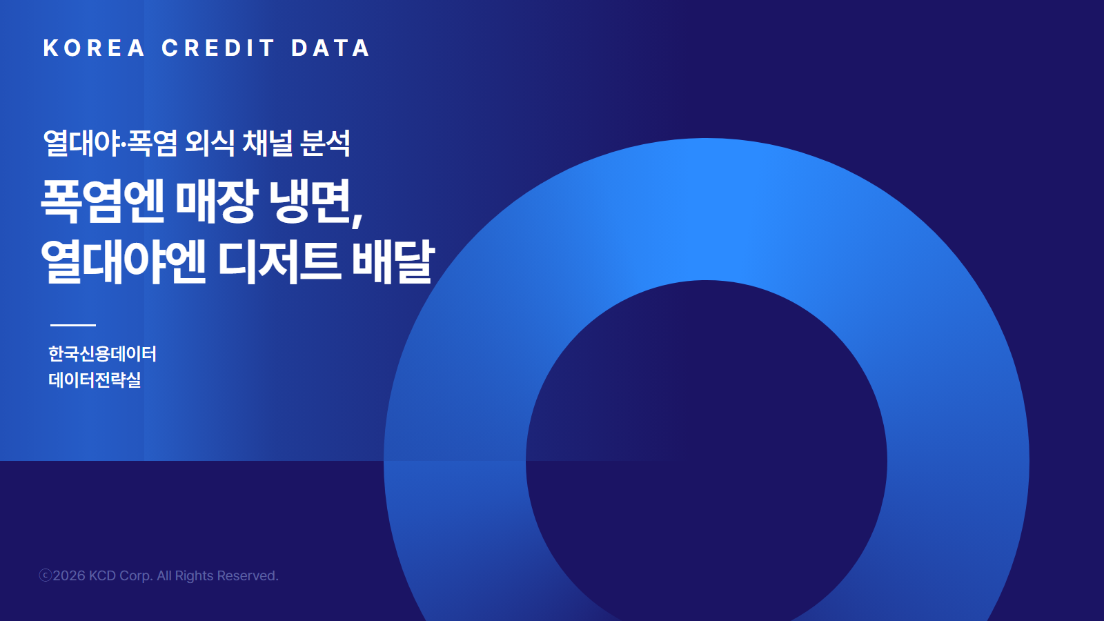 2026 폭염/열대야 외식업 매출 영향 트렌드 